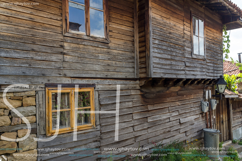 KOTEL, BULGARIA - AUGUST 1, 2014: Houses of the nineteenth century in historical town of Kotel, Sliven Region, Bulgaria