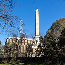 MADRID, SPAIN - JANUARY 22, 2018: Monument to Fallen Heroes in City of Madrid, Spain
