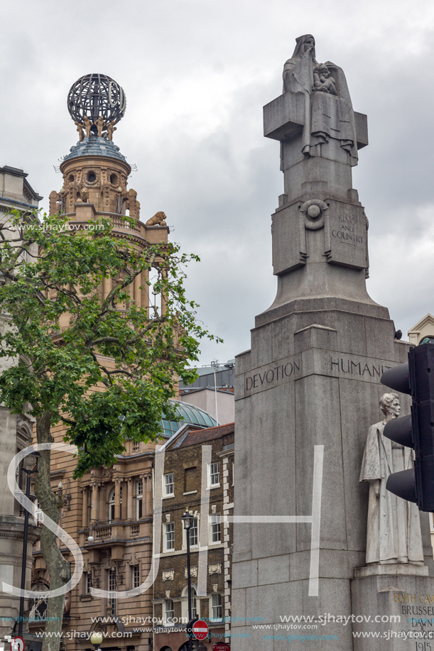 LONDON, ENGLAND - JUNE 16 2016: Trafalgar Square, City of London, England, Great Britain