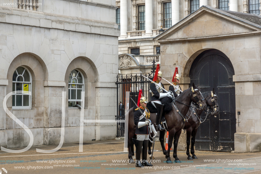 LONDON, ENGLAND - JUNE 16 2016: Horse Guards Parade, City of London, England, Great Britain