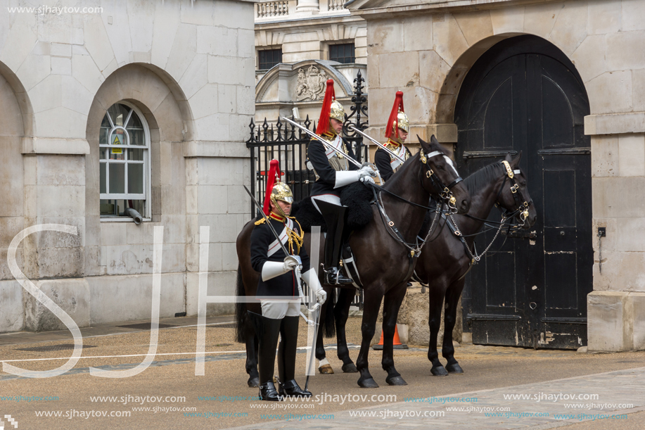 LONDON, ENGLAND - JUNE 16 2016: Horse Guards Parade, City of London, England, Great Britain