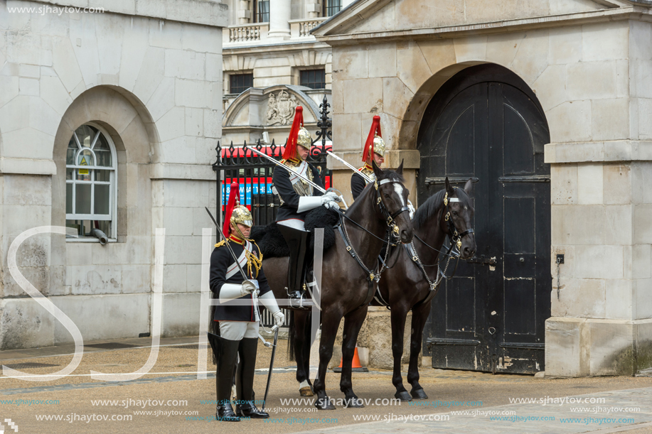 LONDON, ENGLAND - JUNE 16 2016: Horse Guards Parade, City of London, England, Great Britain