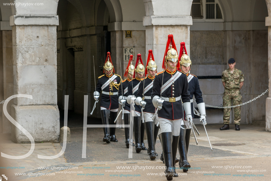 LONDON, ENGLAND - JUNE 16 2016: Horse Guards Parade, City of London, England, Great Britain