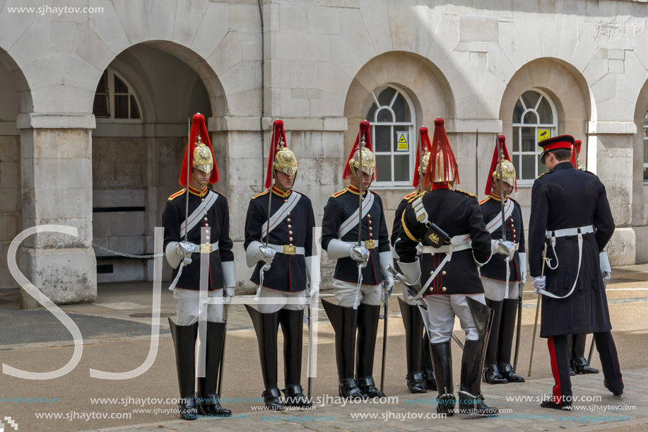 LONDON, ENGLAND - JUNE 16 2016: Horse Guards Parade, City of London, England, Great Britain