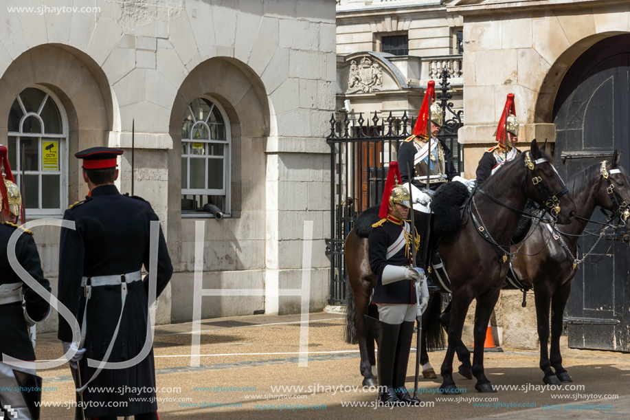 LONDON, ENGLAND - JUNE 16 2016: Horse Guards Parade, City of London, England, Great Britain