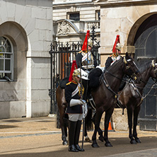 LONDON, ENGLAND - JUNE 16 2016: Horse Guards Parade, City of London, England, Great Britain