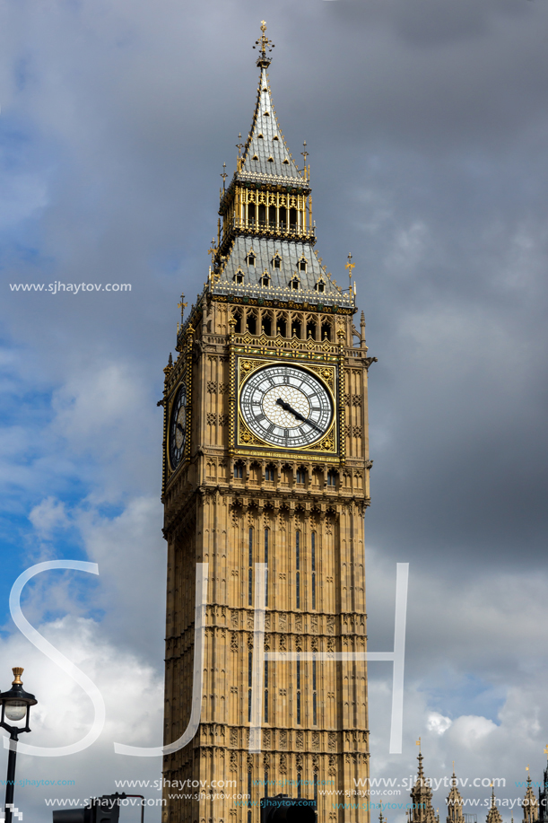 LONDON, ENGLAND - JUNE 16 2016: Houses of Parliament, Westminster Palace, London, England, Great Britain