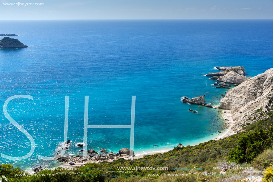 Rocks near Petani Beach, Kefalonia, Ionian Islands, Greece