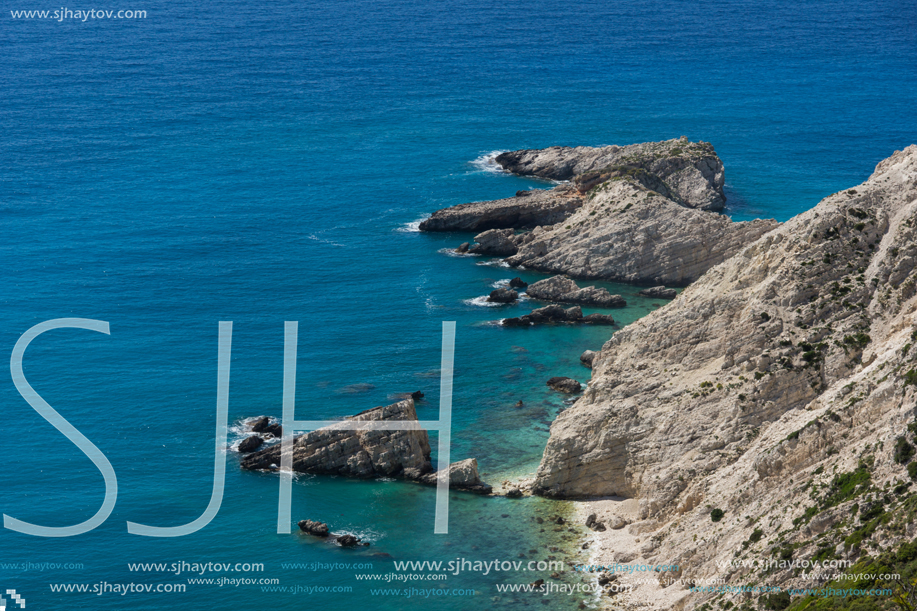 Rocks near Petani Beach, Kefalonia, Ionian Islands, Greece