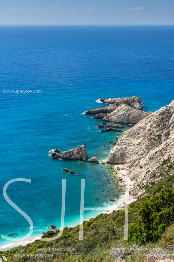 Rocks near Petani Beach, Kefalonia, Ionian Islands, Greece