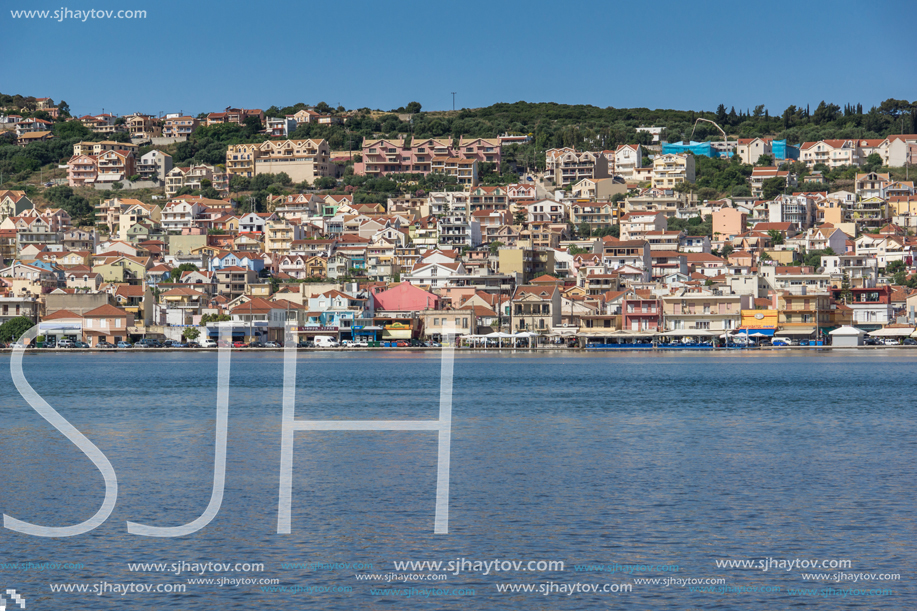 Panorama to Argostoli town, Kefalonia, Ionian islands, Greece