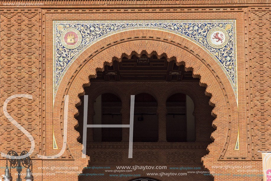 MADRID, SPAIN - JANUARY 24, 2018:  Las Ventas Bullring (Plaza de Toros de Las Ventas) in City of Madrid, Spain