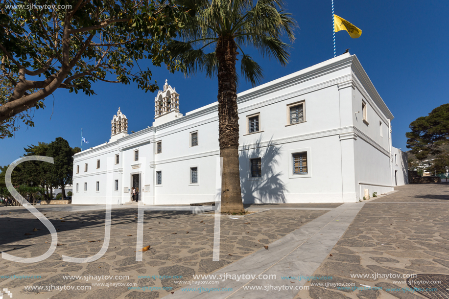 PAROS, GREECE - MAY 3, 2013: Panagia Ekatontapiliani church in Parikia, Paros island, Cyclades, Greece