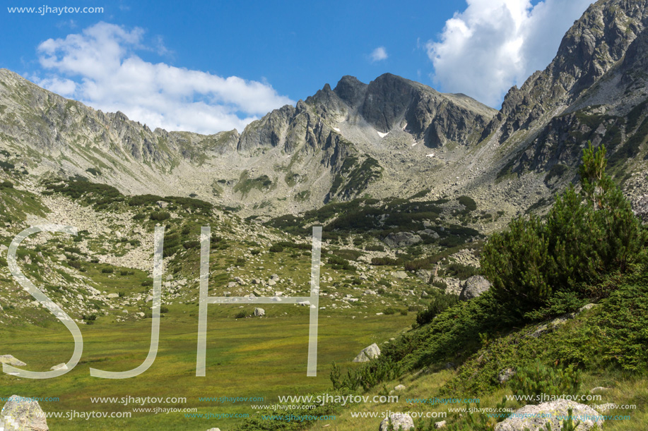Amazing Landscape of Yalovarnika  peaks and Begovitsa River Valley, Pirin Mountain, Bulgaria