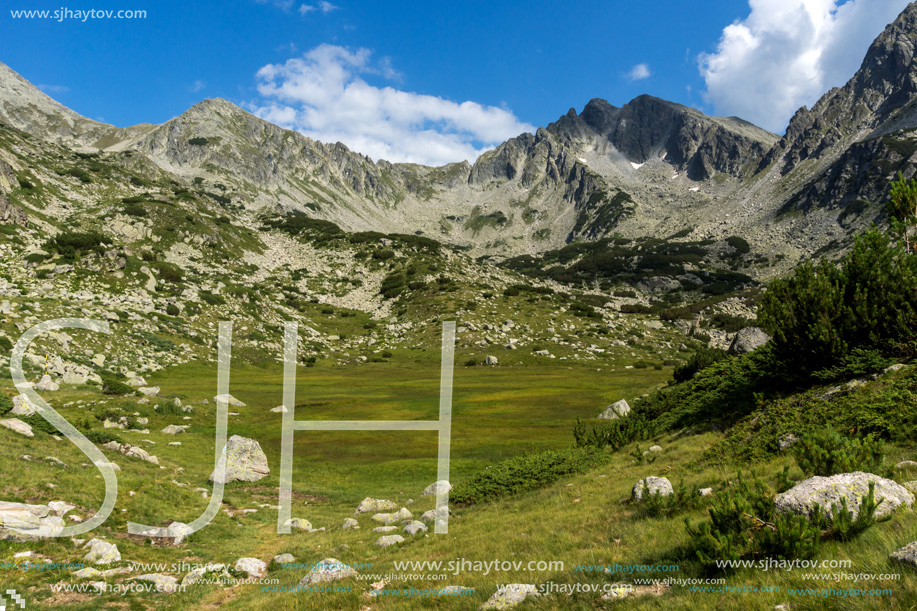 Amazing Landscape of Yalovarnika  peaks and Begovitsa River Valley, Pirin Mountain, Bulgaria