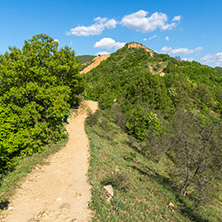 Landscape near rock formation Stob pyramids, Rila Mountain, Kyustendil region, Bulgaria