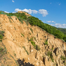 Landscape with rock formation Stob pyramids, Rila Mountain, Kyustendil region, Bulgaria