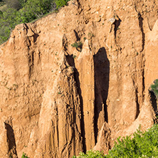 Landscape with rock formation Stob pyramids, Rila Mountain, Kyustendil region, Bulgaria