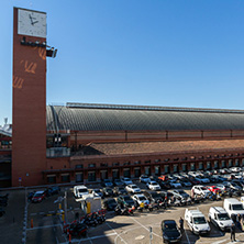 MADRID, SPAIN - JANUARY 22, 2018:  Atocha Railway Station in City of Madrid, Spain