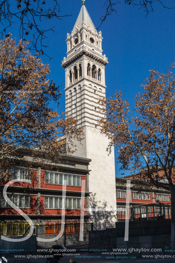 MADRID, SPAIN - JANUARY 22, 2018:  Colegio Virgen de Atocha in City of Madrid, Spain