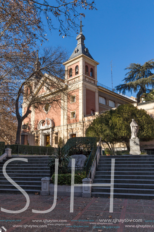 MADRID, SPAIN - JANUARY 22, 2018: Basilica of Our Lady of Atocha in City of Madrid, Spain