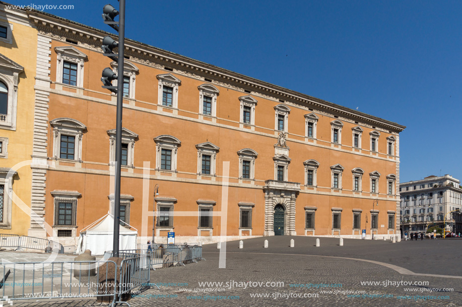 ROME, ITALY - JUNE 25, 2017: Basilica of San Giovanni in Laterano (Basilica di San Giovanni in Laterano) in city of Rome, Italy