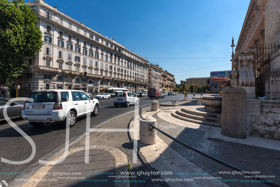 ROME, ITALY - JUNE 25, 2017: Basilica of San Giovanni in Laterano (Basilica di San Giovanni in Laterano) in city of Rome, Italy