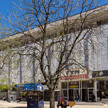 SANDANSKI, BULGARIA - APRIL 4, 2018: The Center and Pedestrian street in town of Sandanski, Bulgaria
