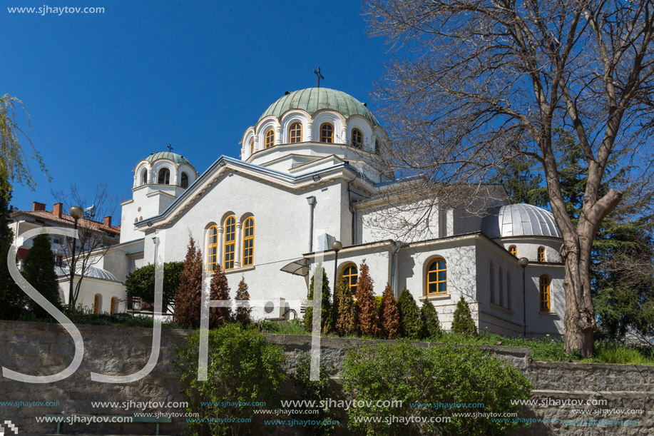 SANDANSKI, BULGARIA - APRIL 4, 2018: Orthodox church of St. George in town of Sandanski, Bulgaria