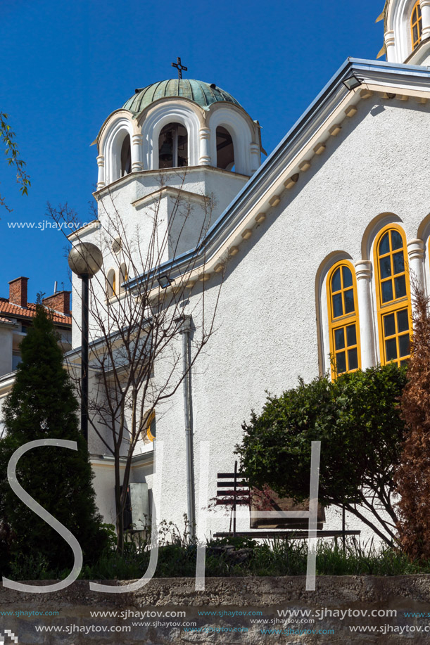 SANDANSKI, BULGARIA - APRIL 4, 2018: Orthodox church of St. George in town of Sandanski, Bulgaria
