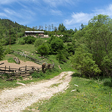 Spring landscape of Green Hills near village of Fotinovo in Rhodopes Mountain, Pazardzhik region, Bulgaria