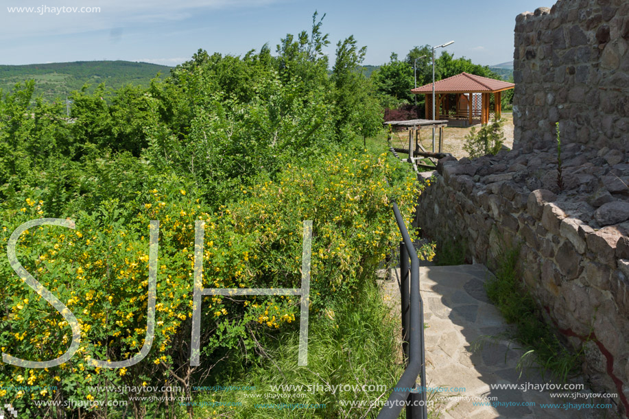 Ruins of Ancient Byzantine fortress The Peristera in town of Peshtera, Pazardzhik Region, Bulgaria
