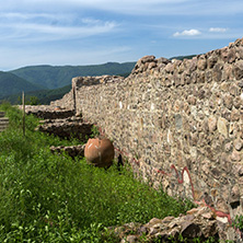 Ruins of Ancient Byzantine fortress The Peristera in town of Peshtera, Pazardzhik Region, Bulgaria