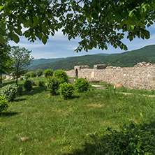 Ruins of Ancient Byzantine fortress The Peristera in town of Peshtera, Pazardzhik Region, Bulgaria