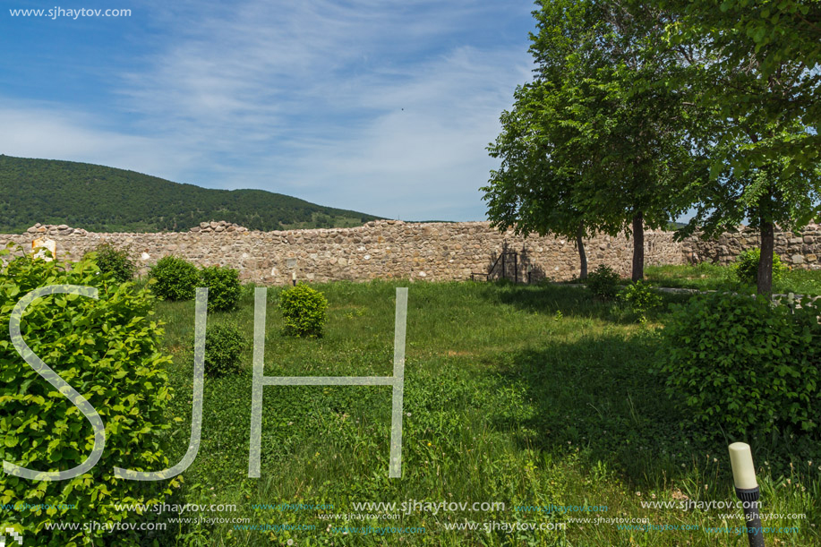 Ruins of Ancient Byzantine fortress The Peristera in town of Peshtera, Pazardzhik Region, Bulgaria
