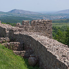 Ruins of Ancient Byzantine fortress The Peristera in town of Peshtera, Pazardzhik Region, Bulgaria