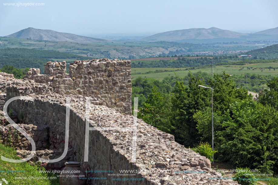 Ruins of Ancient Byzantine fortress The Peristera in town of Peshtera, Pazardzhik Region, Bulgaria