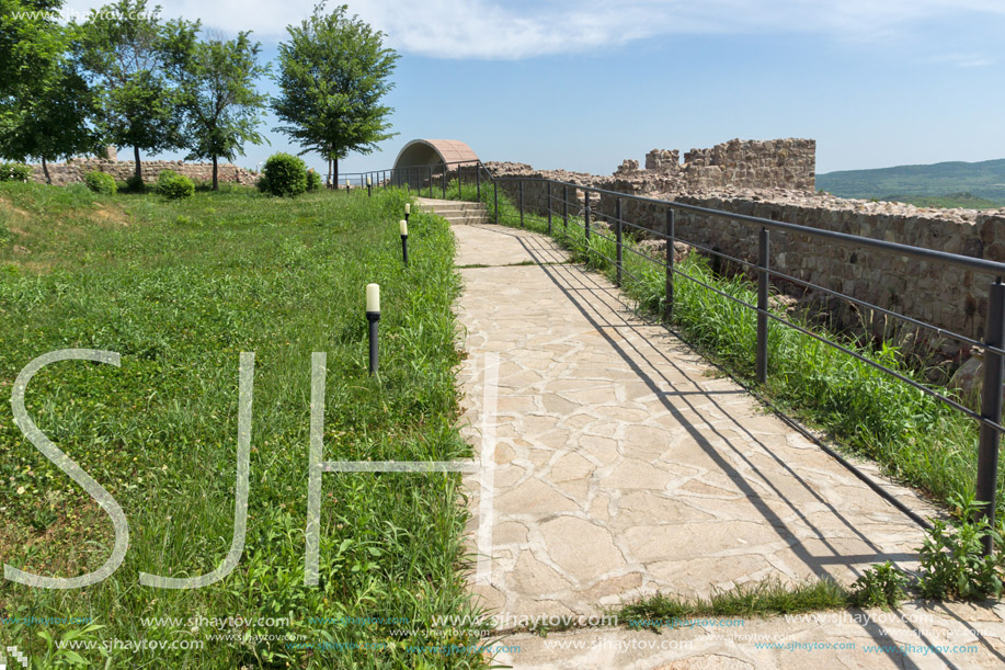 Ruins of Ancient Byzantine fortress The Peristera in town of Peshtera, Pazardzhik Region, Bulgaria