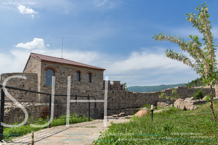 Ruins of Ancient Byzantine fortress The Peristera in town of Peshtera, Pazardzhik Region, Bulgaria