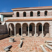 Ruins of Episcopal complex with basilica in town of Sandanski, Bulgaria