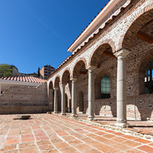 Ruins of Episcopal complex with basilica in town of Sandanski, Bulgaria