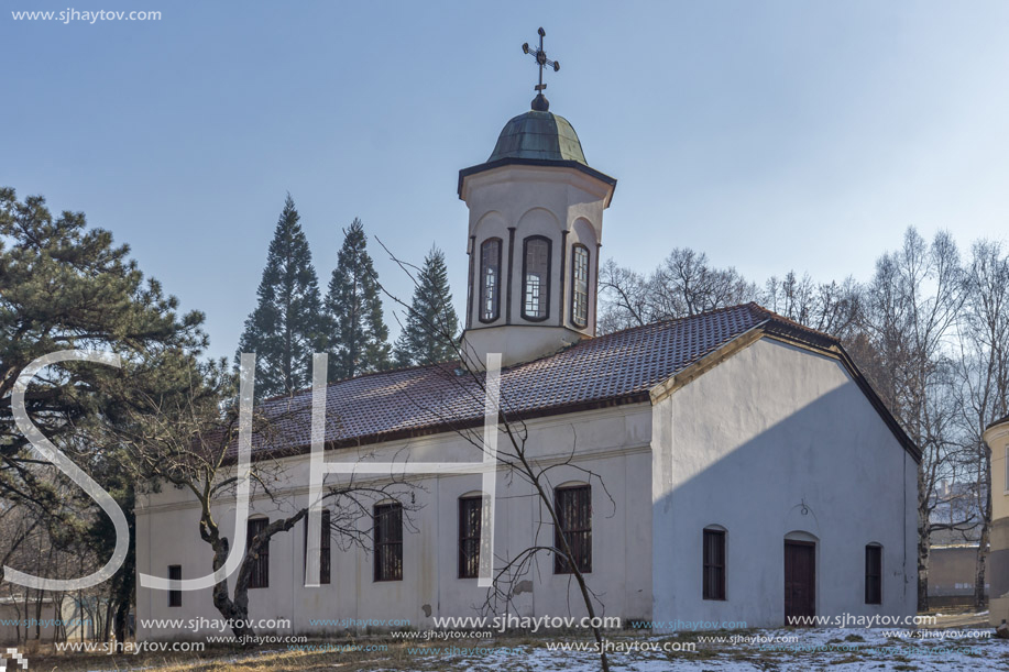 KYUSTENDIL, BULGARIA - JANUARY 15, 2015:  Church Saint Menas (St. Mina) in Town of Kyustendil, Bulgaria