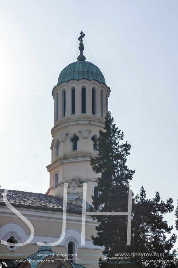 KYUSTENDIL, BULGARIA - JANUARY 15, 2015:  Church Saint Menas (St. Mina) in Town of Kyustendil, Bulgaria