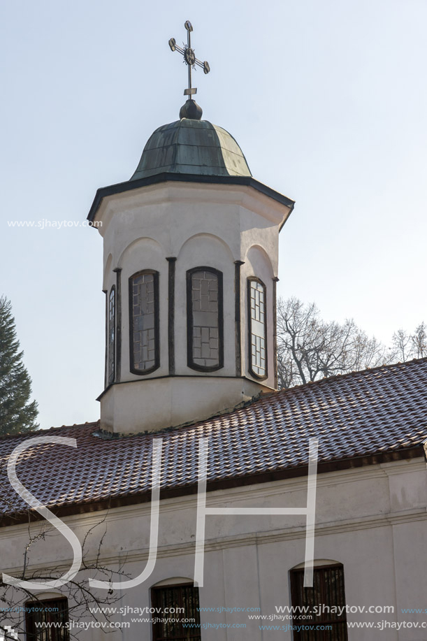 KYUSTENDIL, BULGARIA - JANUARY 15, 2015:  Church Saint Menas (St. Mina) in Town of Kyustendil, Bulgaria