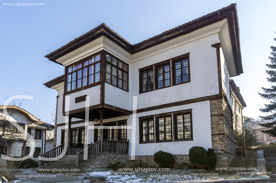 KYUSTENDIL, BULGARIA - JANUARY 15, 2015: Building of Ilyo Voyvoda Museum in Town of Kyustendil, Bulgaria