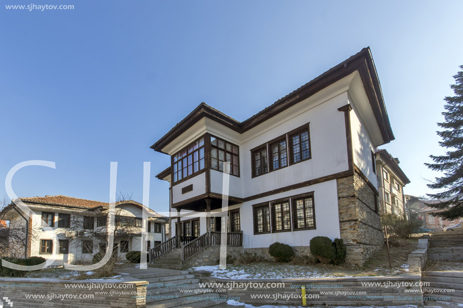 KYUSTENDIL, BULGARIA - JANUARY 15, 2015: Building of Ilyo Voyvoda Museum in Town of Kyustendil, Bulgaria