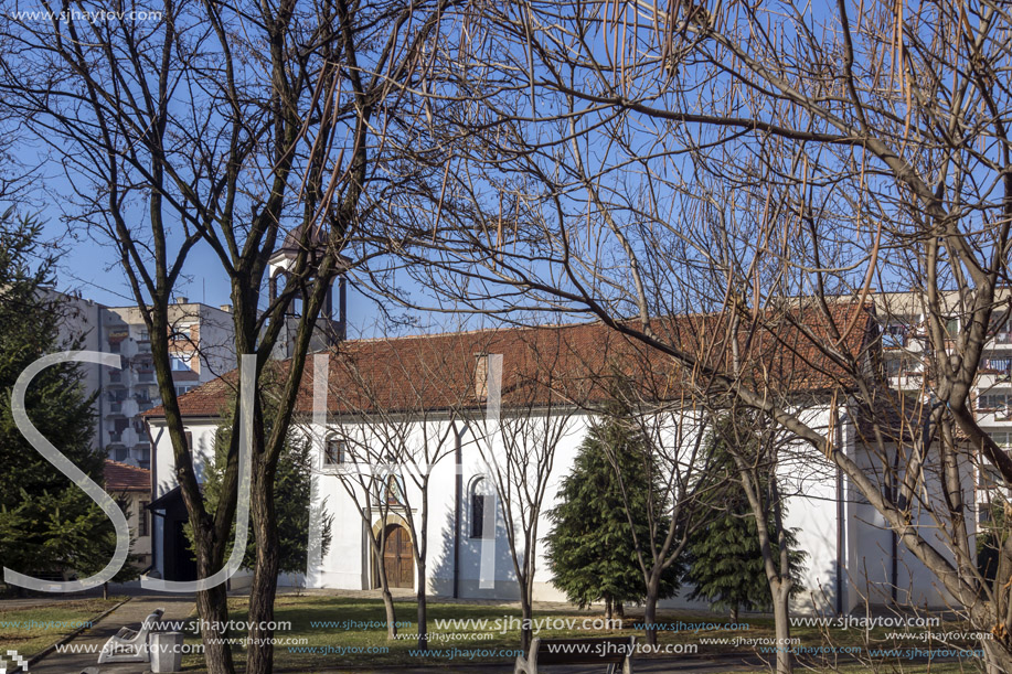 KYUSTENDIL, BULGARIA - JANUARY 15, 2015:  Saint Demetrius of Thessaloniki church in Town of Kyustendil, Bulgaria