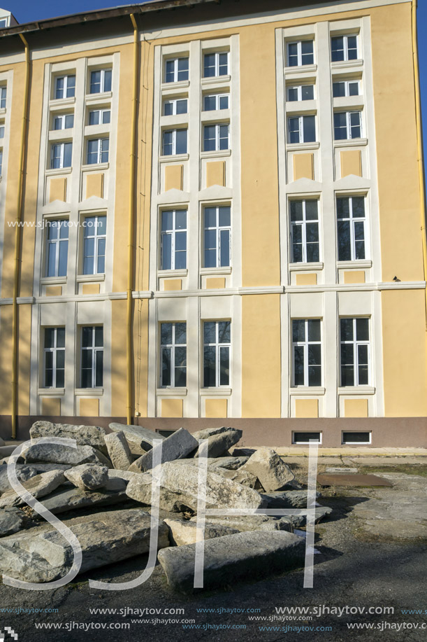 KYUSTENDIL, BULGARIA - JANUARY 15, 2015: Building of Regional historical museum in Town of Kyustendil, Bulgaria