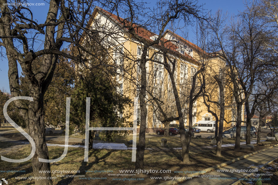 KYUSTENDIL, BULGARIA - JANUARY 15, 2015: Building of Regional historical museum in Town of Kyustendil, Bulgaria