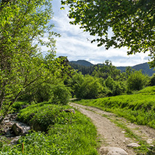 Amazing landscape of Green Hills near village of Fotinovo in Rhodopes Mountain, Pazardzhik region, Bulgaria